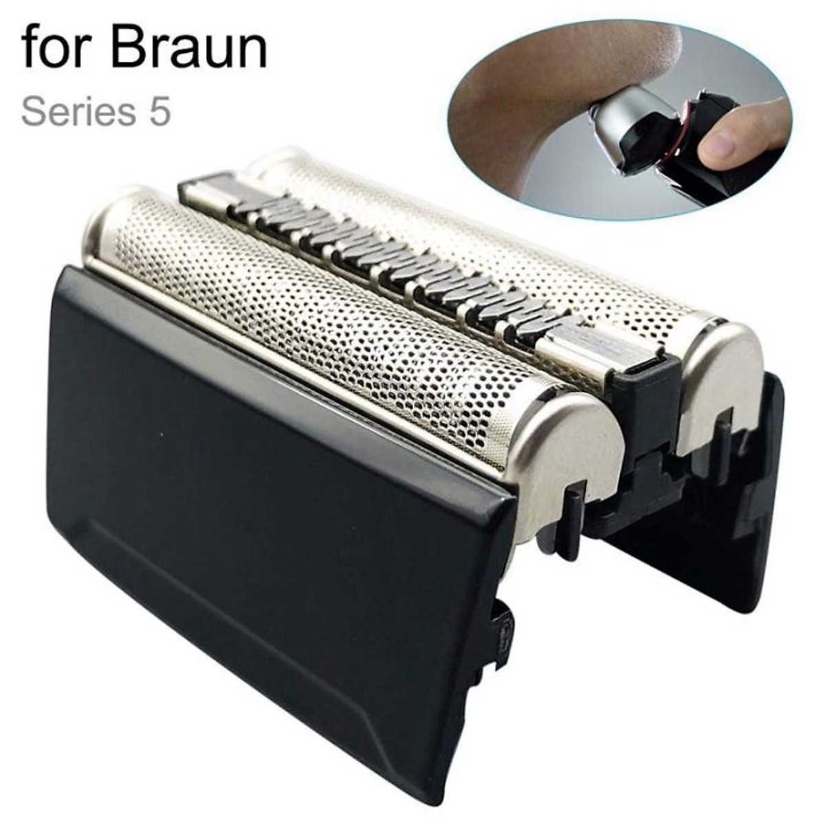 Đầu máy cạo râu điện 52B 52S thay thế cho Braun Series 5 5020, 5020S,5030