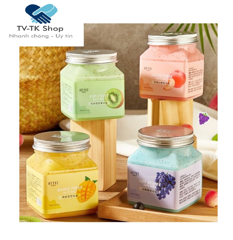 Tẩy Tế Bào Chết Dưỡng Trắng Body Heyxi Hoa Quả - Mẫu mới