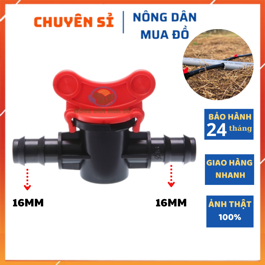 10 Van khóa nước dùng cho ống PE 16mm
