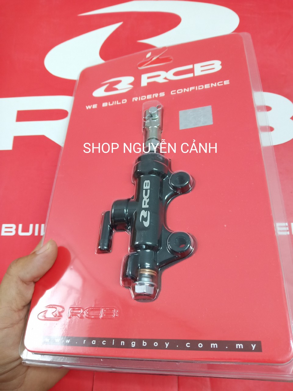 Bơm đạp RCB racing boy gắn exciterhàng chính hãng RCB racing boy