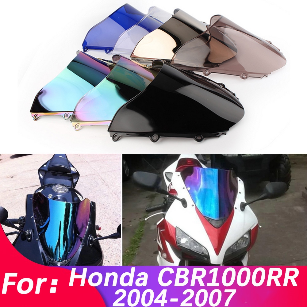 Windshield For Honda CBR1000RR CBR 1000 RR 1000RR 2004-2007 Double Bubble WindScreen Motorcycle Accessories Fairing Deflector