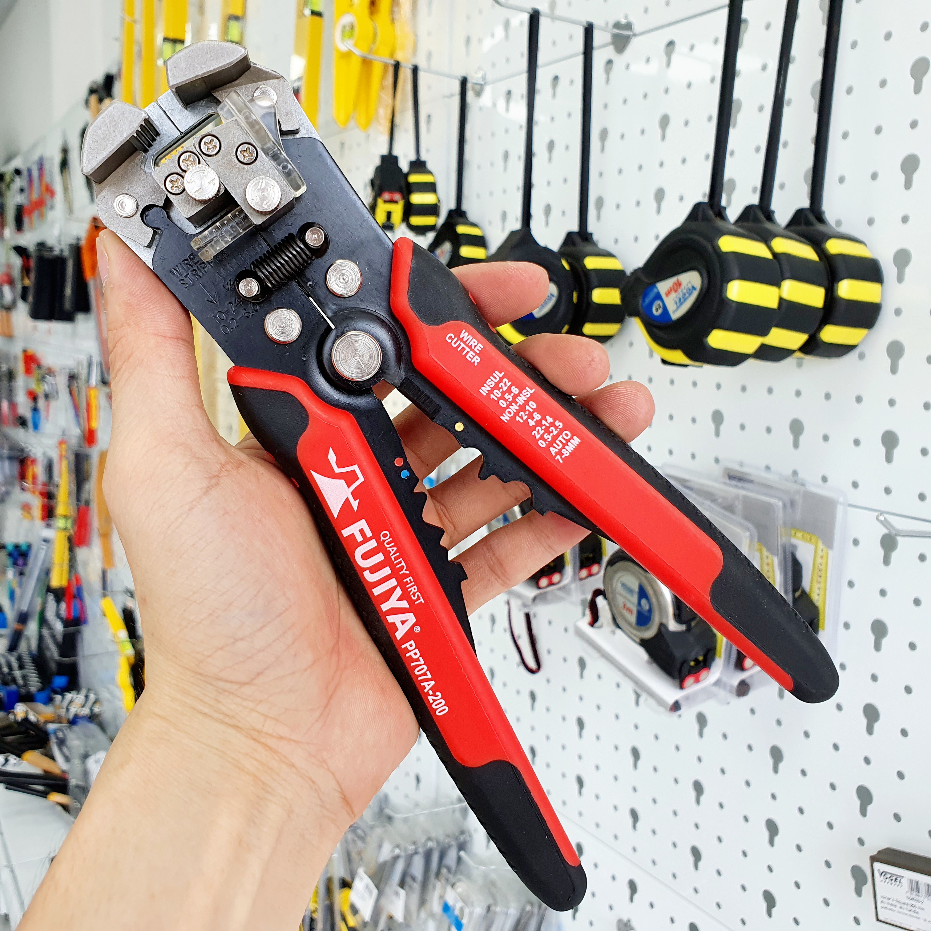 Kìm tuốt dây tự động đa năng pp707a-200 fujiya i hctools