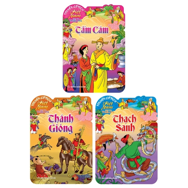 Fahasa - Combo Sách Hay Truyện Cổ Tích Việt Nam Dành Cho Thiếu Nhi: Thạch Sanh + Thánh Gióng + Tấm Cám (Bộ 3 Cuốn)