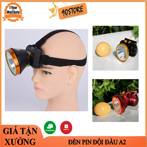 Đèn pin đội đầu A2 soi ếch, leo núi 30/60W chiếu SIÊU SÁNG