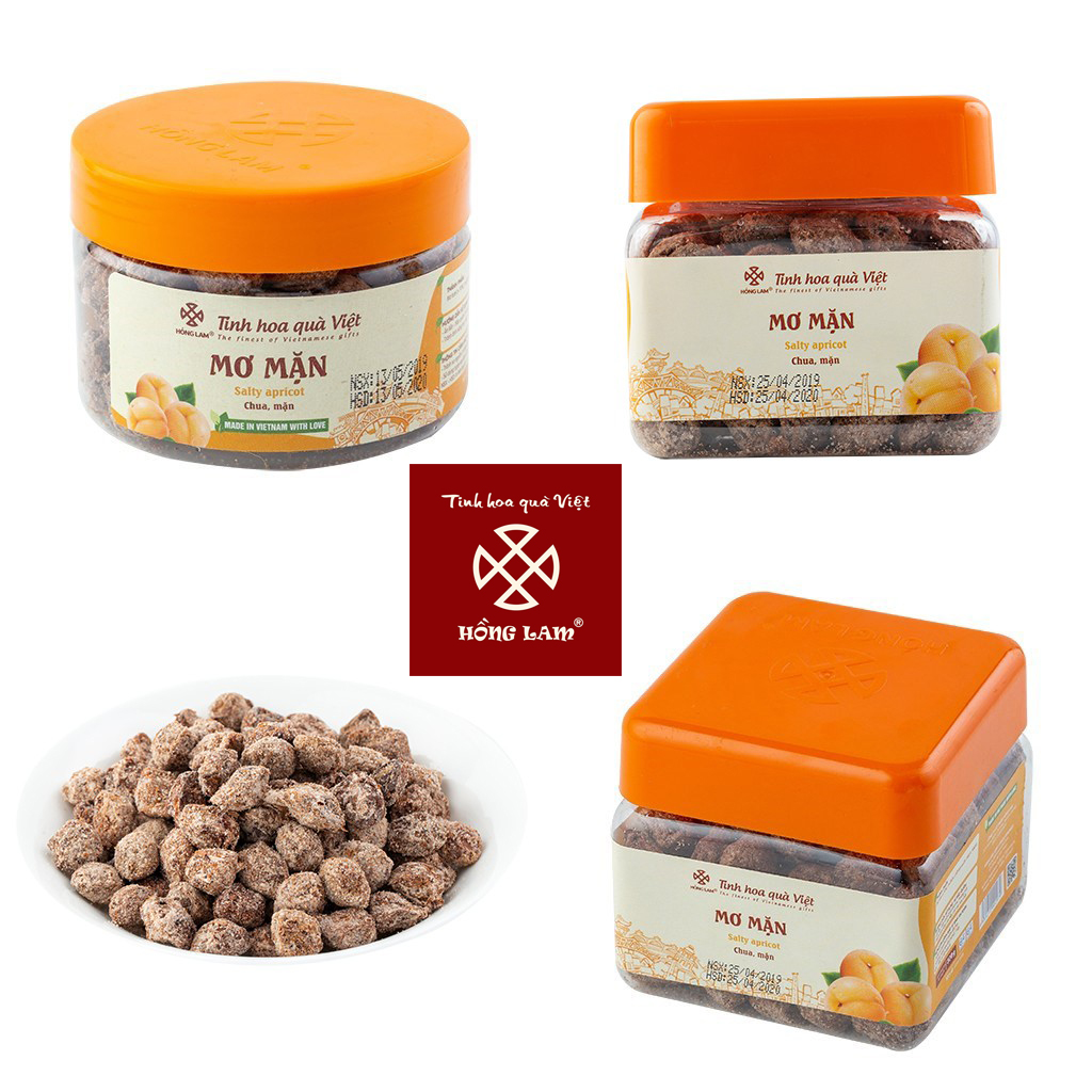 Ô mai mơ mặn hồng lam