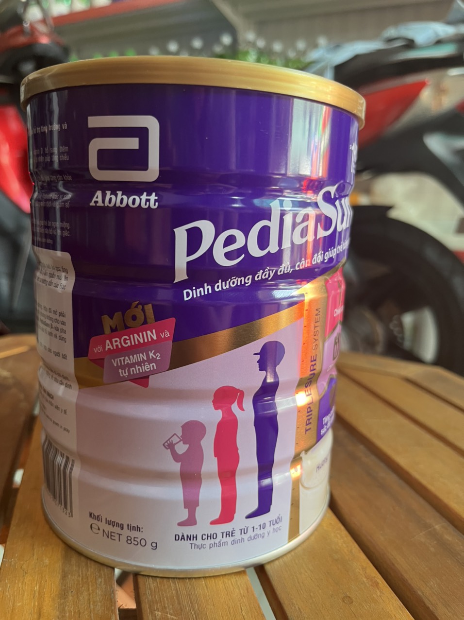 Sữa PediaSure-BA 850gr và 1,6kg (1-10T)