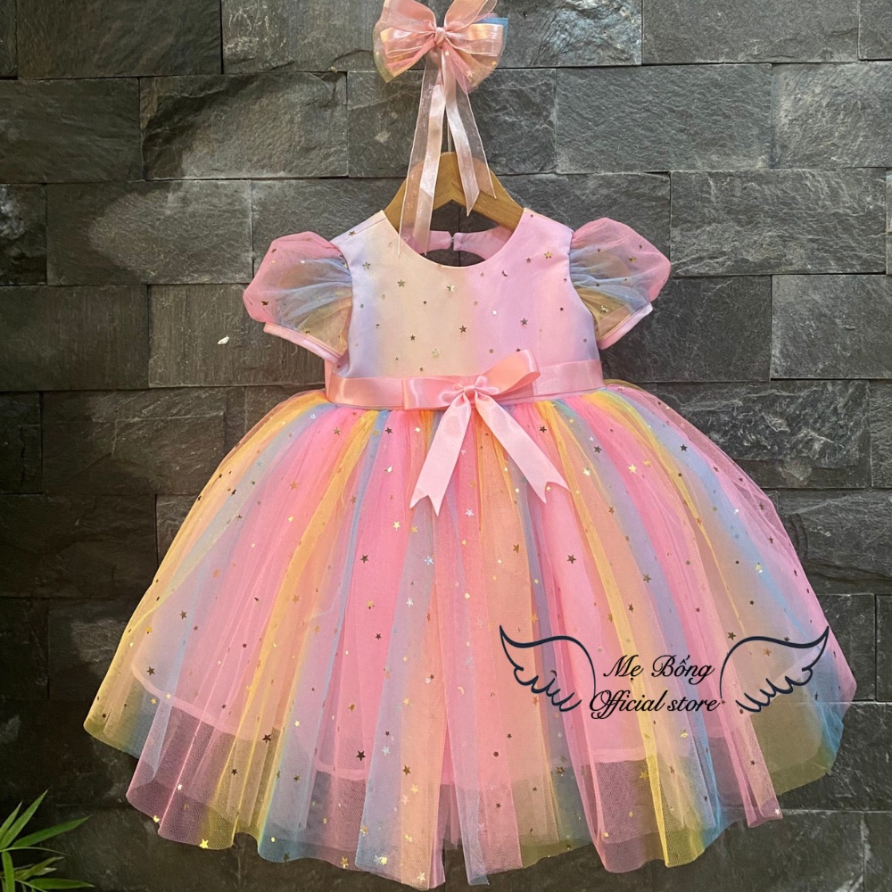 Game Thiết kế váy cầu vồng  Bffs Rainbow Tulle Dress  Game Vui