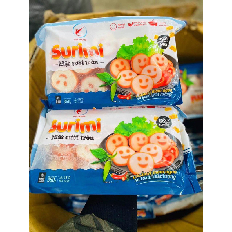 Viên thả lẩu hình mặt cười - gói 350gr (giao hcm)