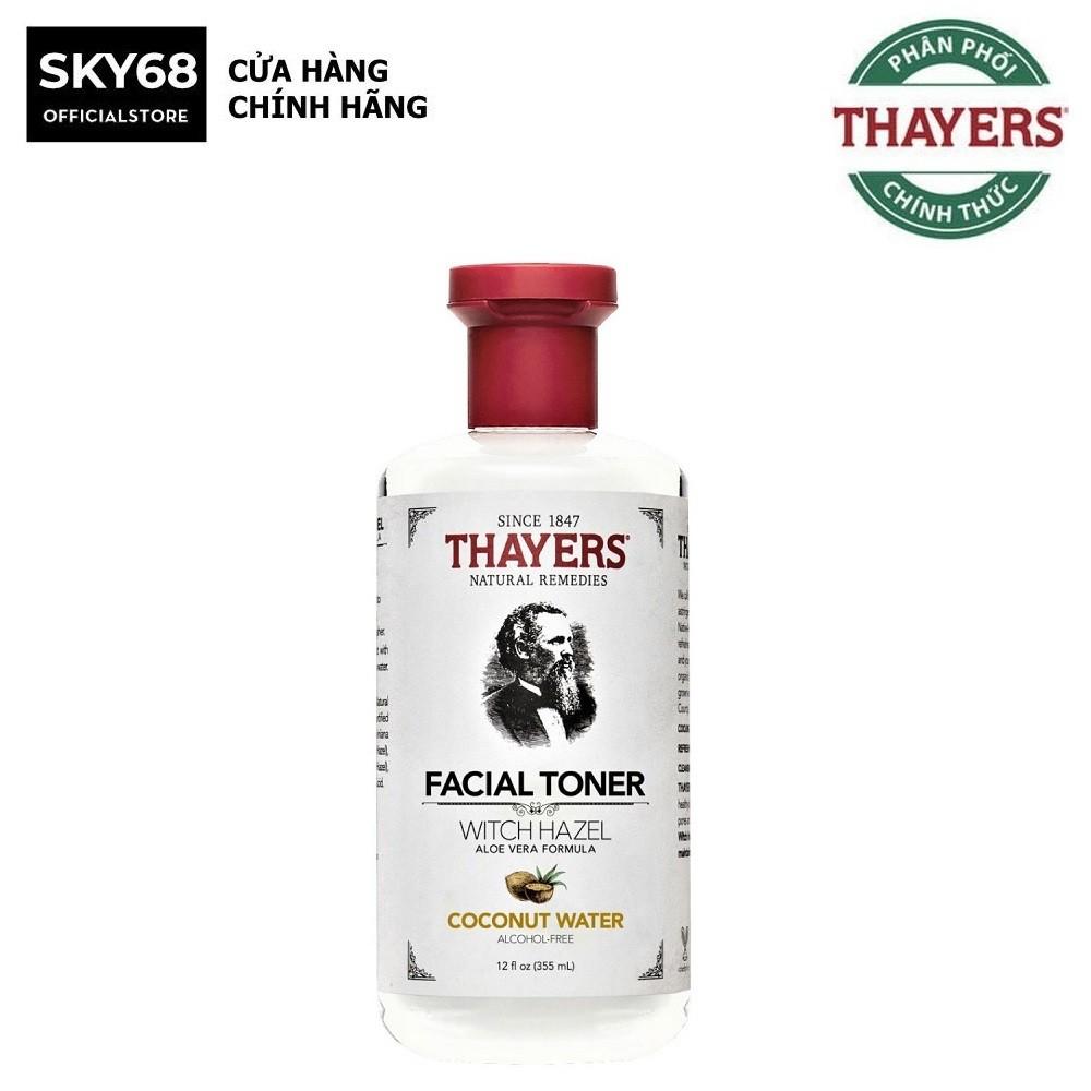 Nước Hoa Hồng Không Cồn Thayers Coconut Water - Hương Dừa 355ml - Dành cho da khô, da lão hóa