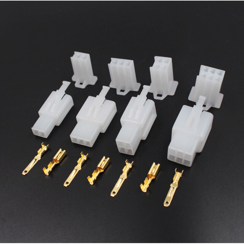 Hộp 380 chi tiết đầu zắc cắm 2 chân,3 chân, 4 chân, 6 chân, hộp đầu cốt cắm 2 chân 3 chân,4 chân,6 chân
