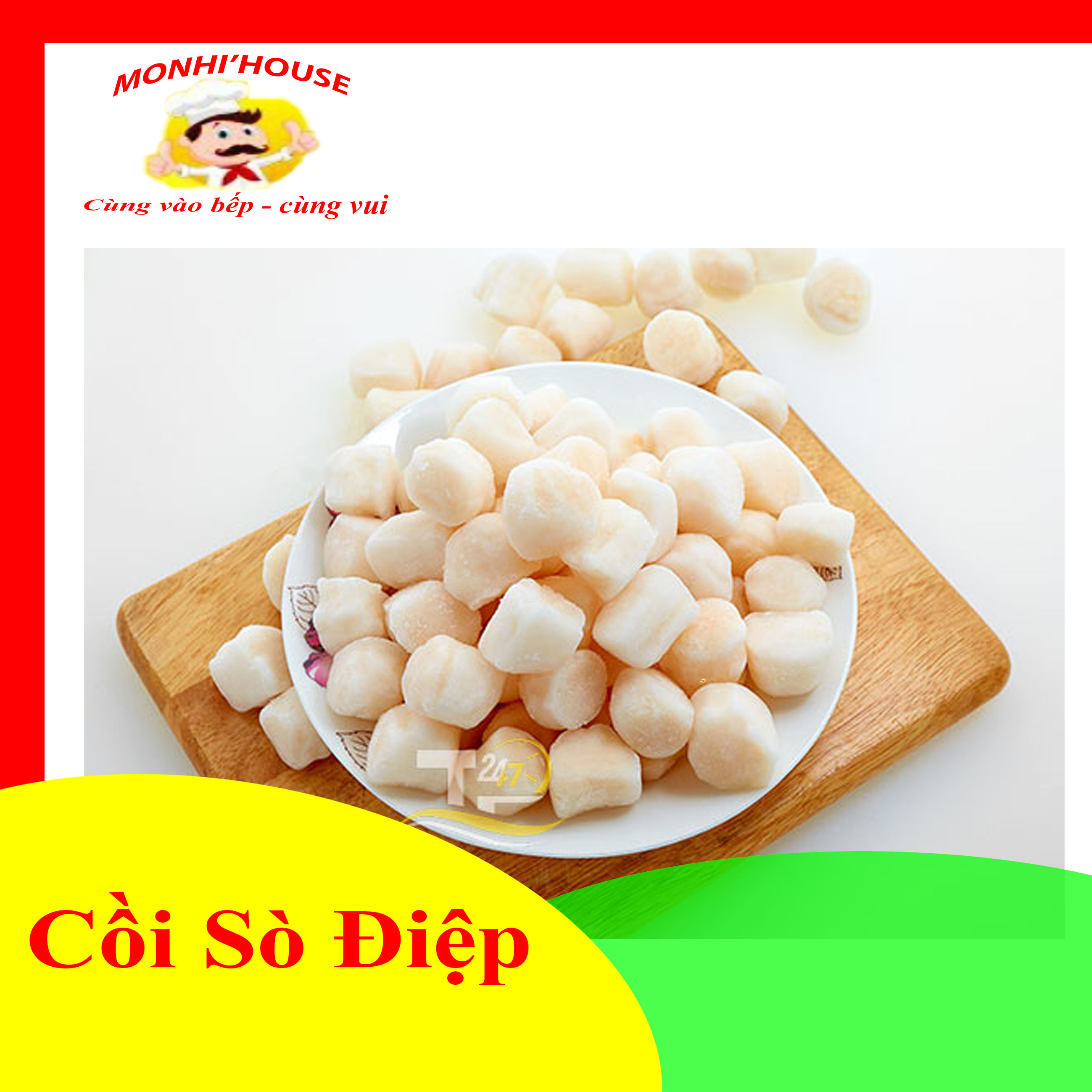 100g Cồi Sò Điêp Thịt Tươi Ngon