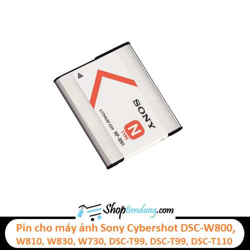 Pin cho máy ảnh sony cybershot dsc-w800, w810, w830, w730, dsc-t99, dsc-t99, dsc-t110, np-bn1