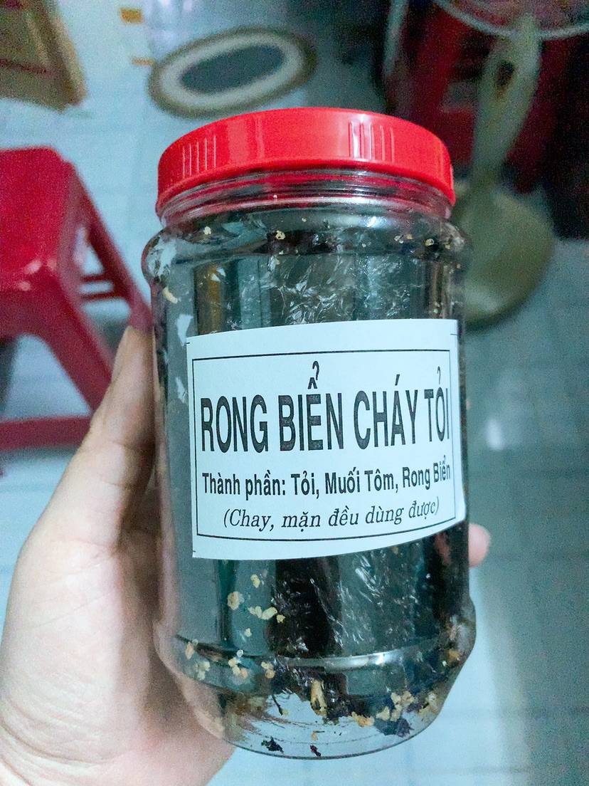 Rong biển cháy tỏi hủ 60g