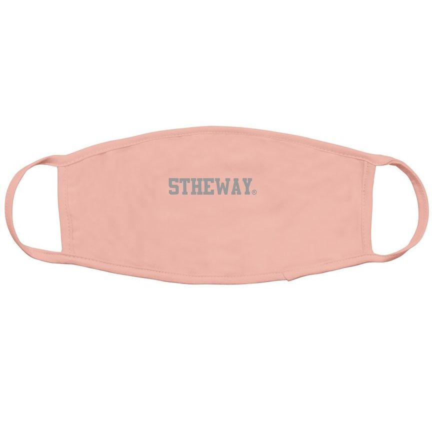 5THEWAY® /solid/ LETTER LOGO MASK™ in PEACH BUD aka  Khẩu Trang Hồng