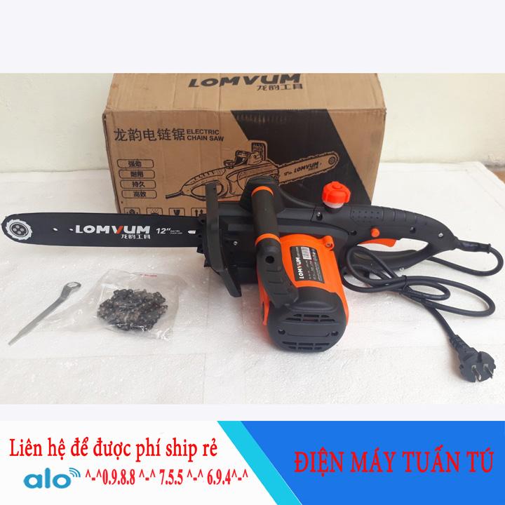 MÁY CƯA XÍCH ĐIỆN 220V LOMVUM