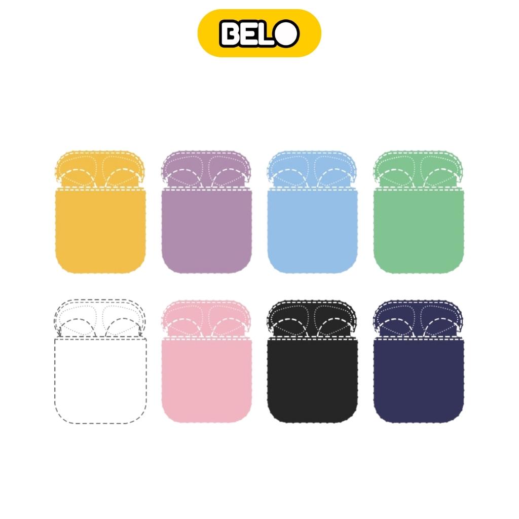 Tai Nghe Bluetooth Không Dây inpods i12 TWS cảm ứng có mic đàm thoại | Vỏ ốp lưng Case - Belo