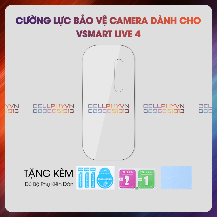 Kính Cường Lực Camera Vsmart Live 4