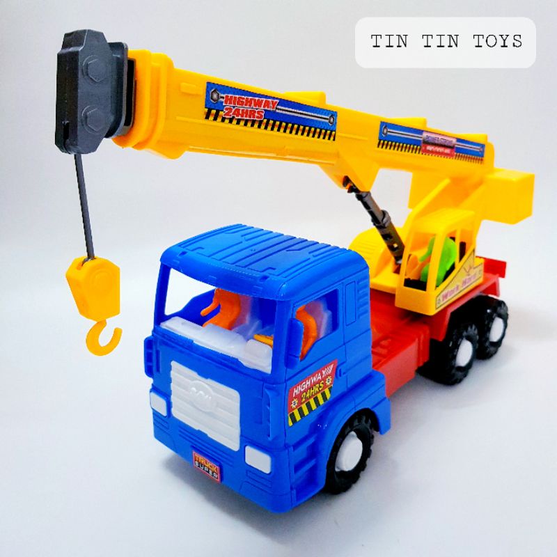 Đồ chơi xe cần cẩu chạy trớn 40cm