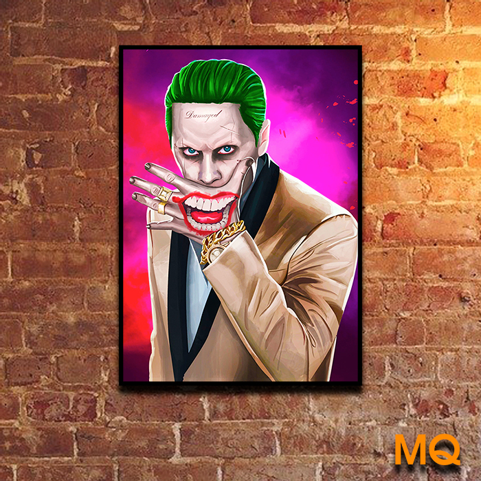 Ablum 20 tranh joker trang trí - tranh nhân vật jocker treo tường trang trí - tranh trang trí phòng ngủ, phòng khách