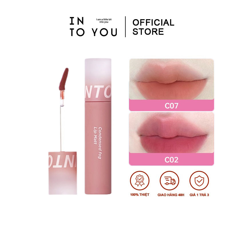 INTO YOU Son Bóng Đặc Sương Mù Matte Mờ Gel Jelly Texture 3.2g