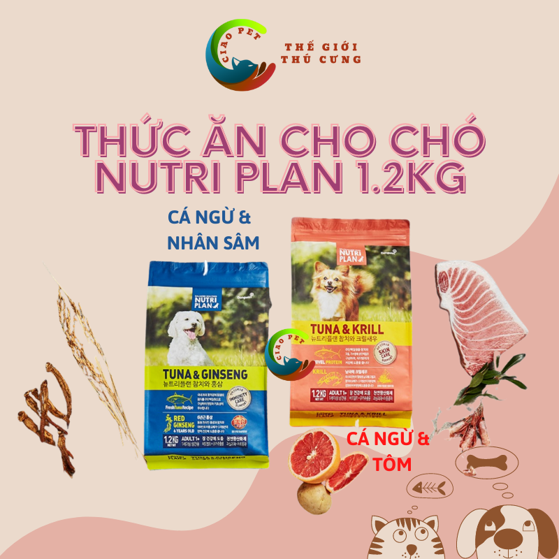 Thức ăn cho chó cao cấp Nutri Plan - NK Hàn Quốc