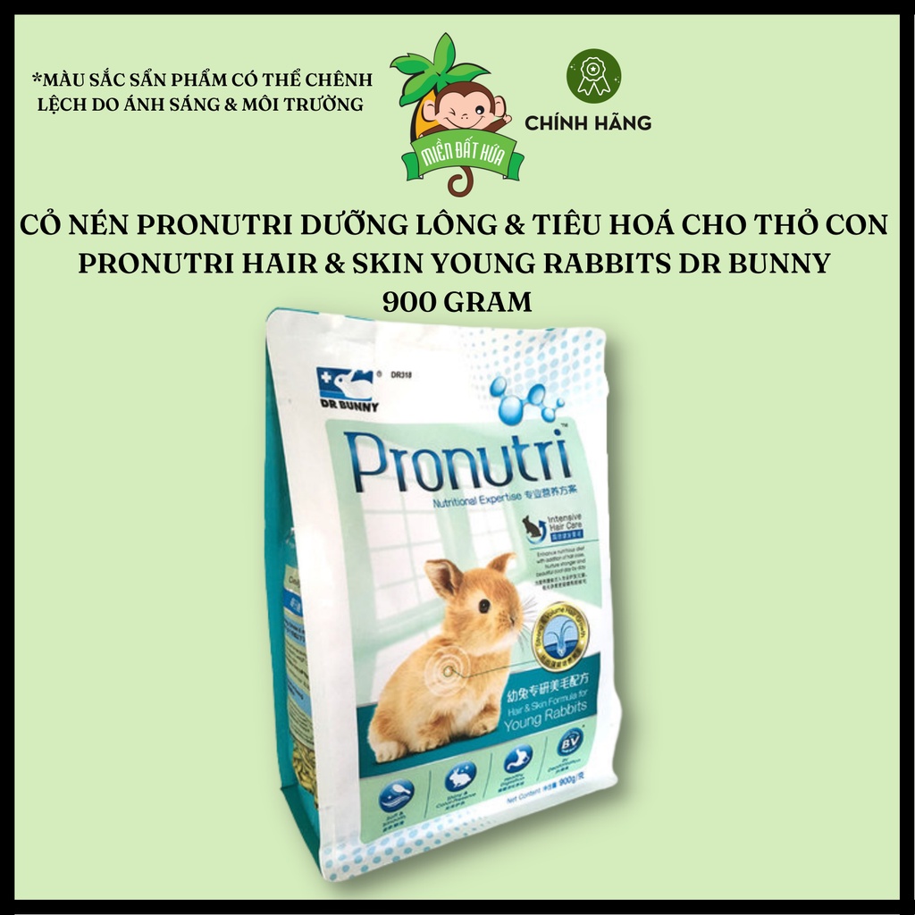Thức ăn thỏ bọ - Cỏ nén Pronutri dưỡng lông & tiêu hoá cho thỏ con