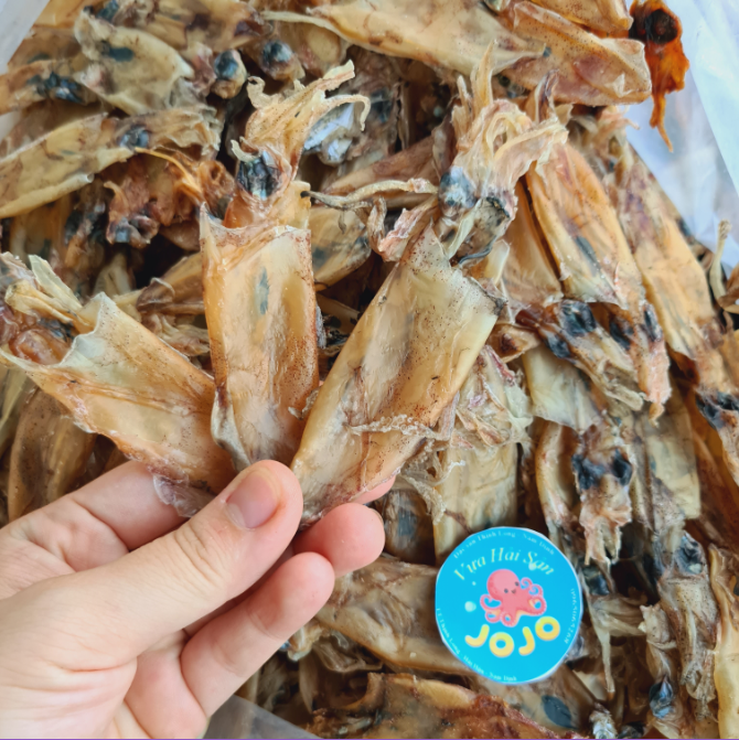 500Gr Khô Mực Chuối - Khô Mới Thơm Rim, Chiên, Nấu Súp Ngon Bổ Rẻ - Đặc Sản Thịnh Long JoJo Seafood