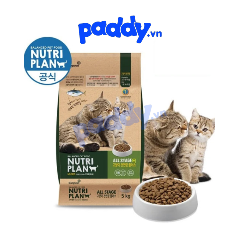 Hạt cho mèo mọi lứa tuổi nutri plan cat all stage plus
