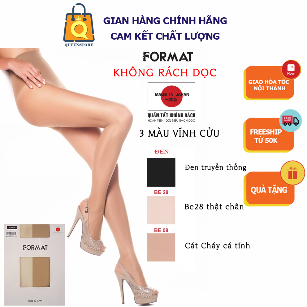 Quần Tất Nữ Mỏng Format Chống Xước, Không Rách Siêu Dai Giãn Tốt Thật Chân Cao Cấp Hàng Chuẩn Nhật Bản