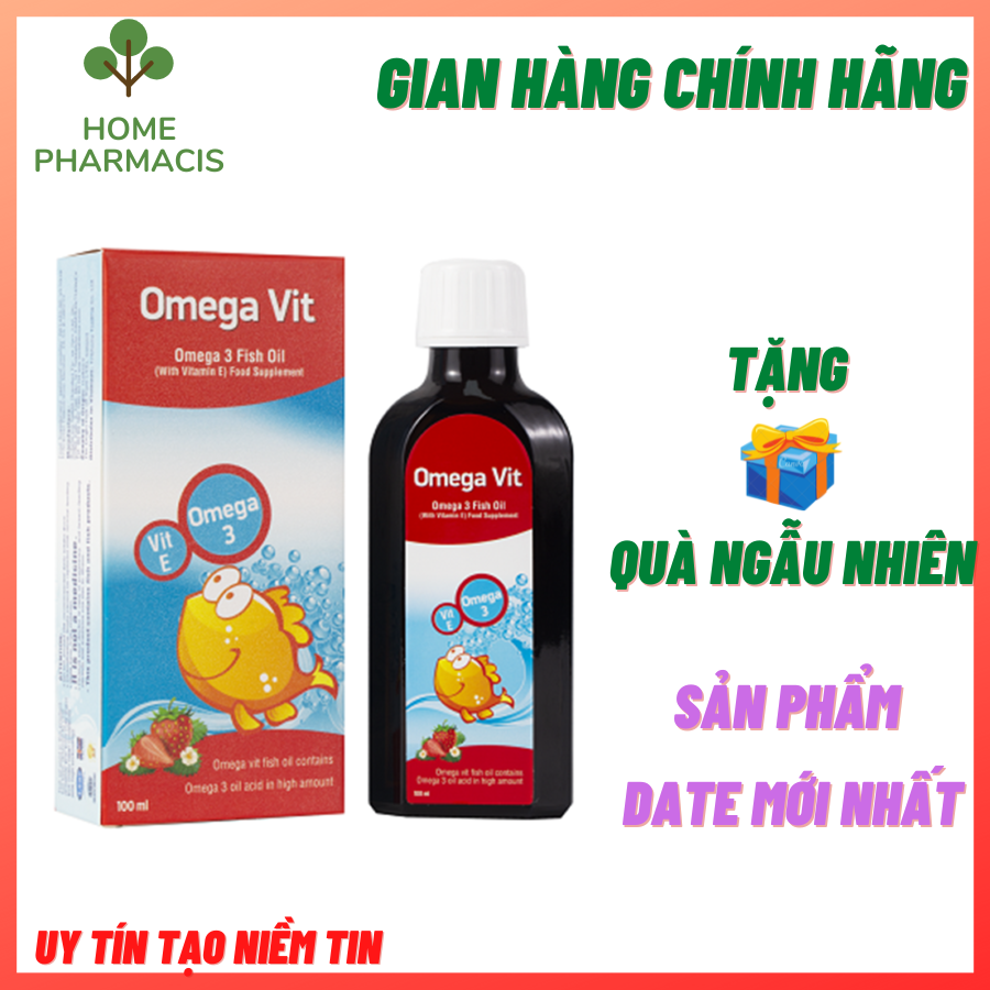 Omega vit - giúp bổ sung acid béo omega 3, epa, dha cho bé