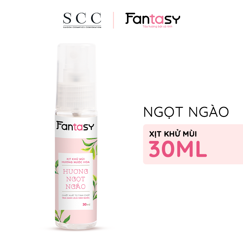 Xịt khử mùi hương nước hoa Fantasy 30ml - Hương ngọt ngào