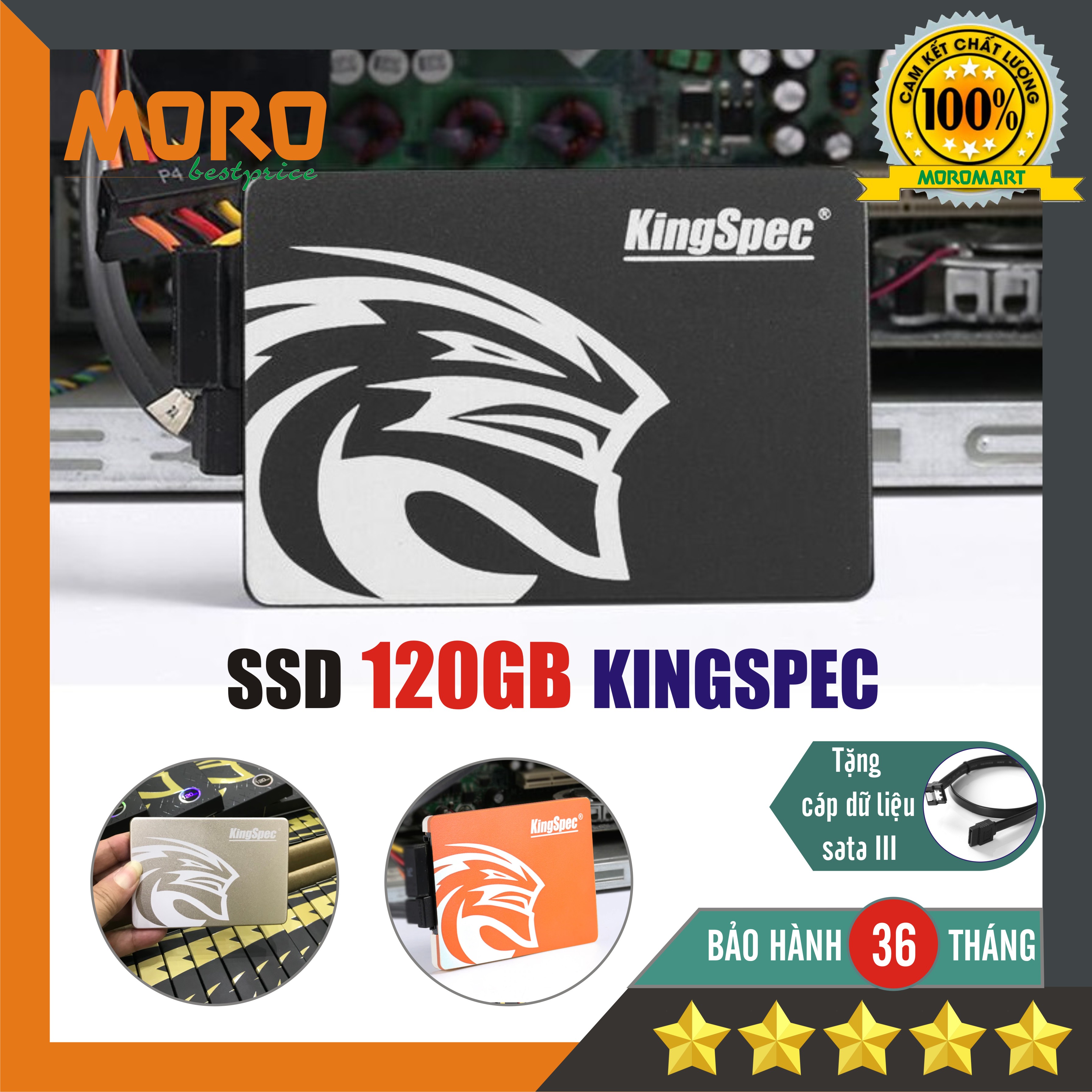 Ổ cứng SSD 120G Kingspec - Bảo hành chính hãng 36 tháng