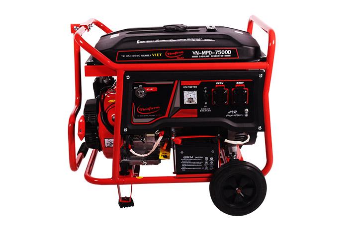 Máy phát điện chạy xăng 5.5kw vinafarm 7500d