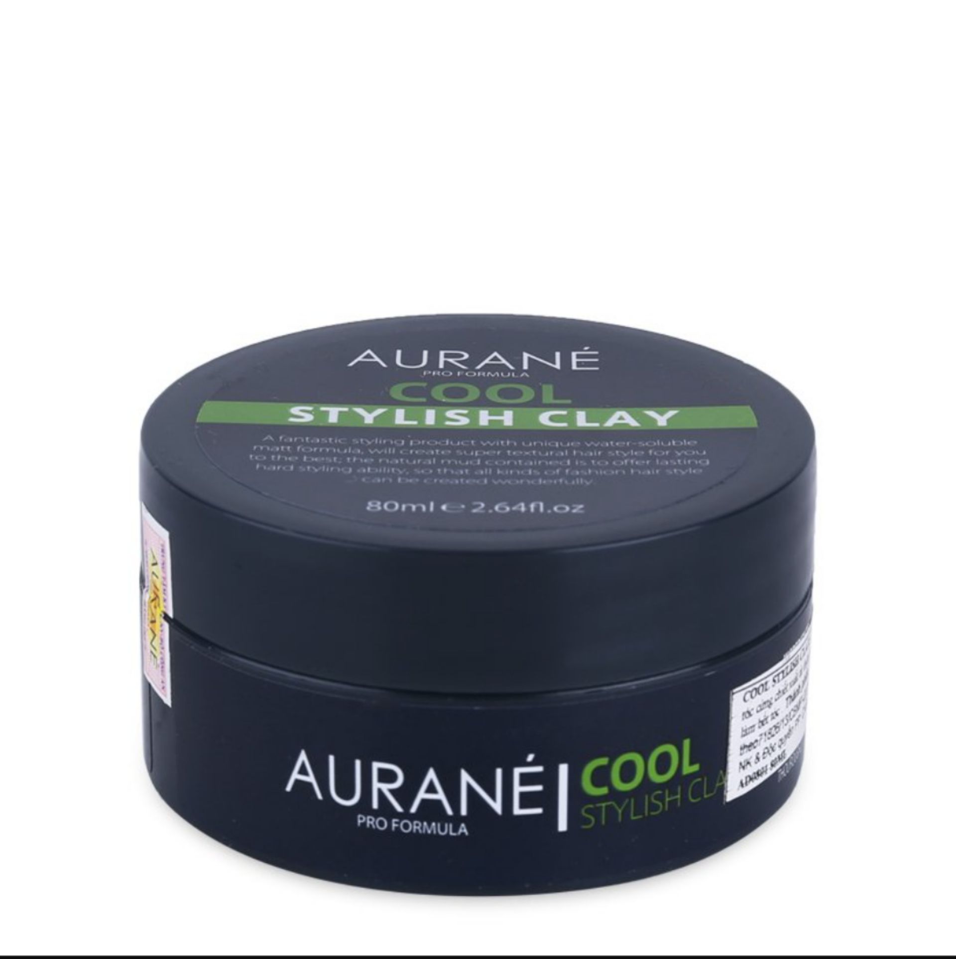 Sáp tạo kiểu tóc nam cứng mờ Aurane Cool Stylish Clay 80ml