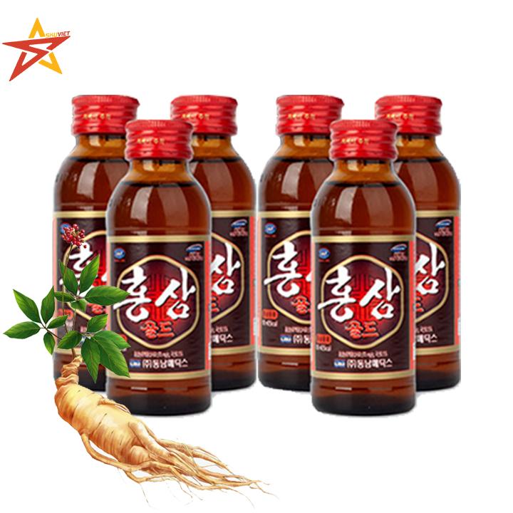 Combo 10 Chai Nước Hồng Sâm Hàn Quốc 100ml Combo 10 Chai Nước Hồng Sâm Hàn Quốc 100ml