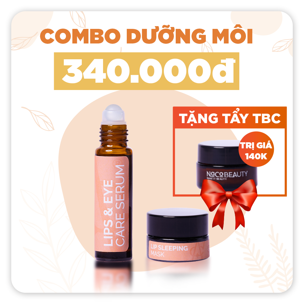 Combo Dưỡng Mắt Môi NacoBeauty