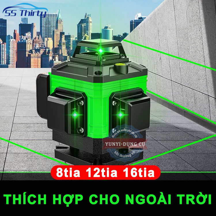 máy laser 8 tia máy bắn cốt 12 tia xanh máy cân mực laser ngoài trời Nguồn sáng nhập khẩu có thể nhìn thấy ngoài trờiguồn sáng nhập khẩu