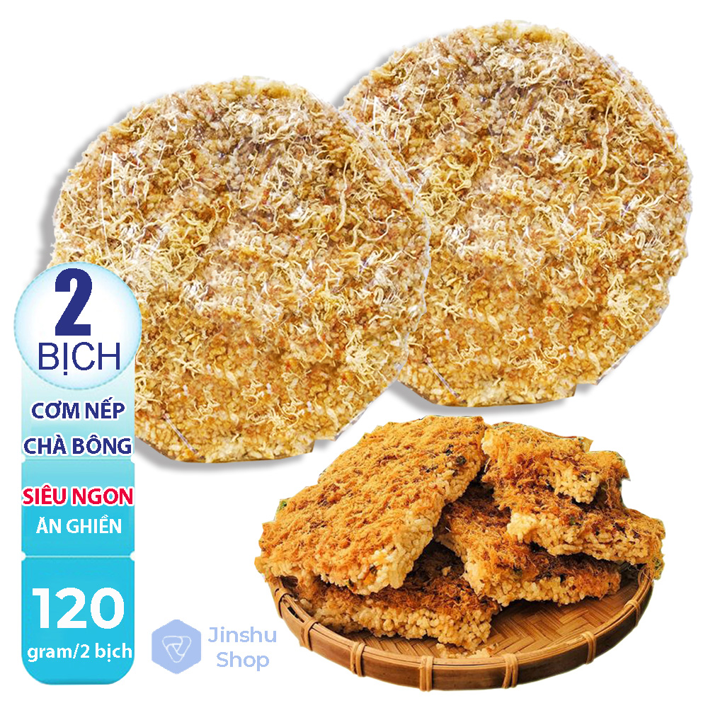 [ ĐỪNG BỎ LỠ MÓN NGON ] Combo 02 bịch (240gr) Cơm Nếp cháy chà bông sốt ruốc mắm tỏi ớt cay Giòn Rụm truyền thống- ăn vặt nhà tự làm.