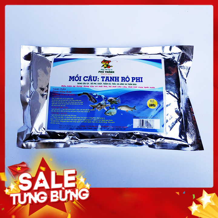 Mồi câu tanh rô phi - hãng mồi câu phú thành