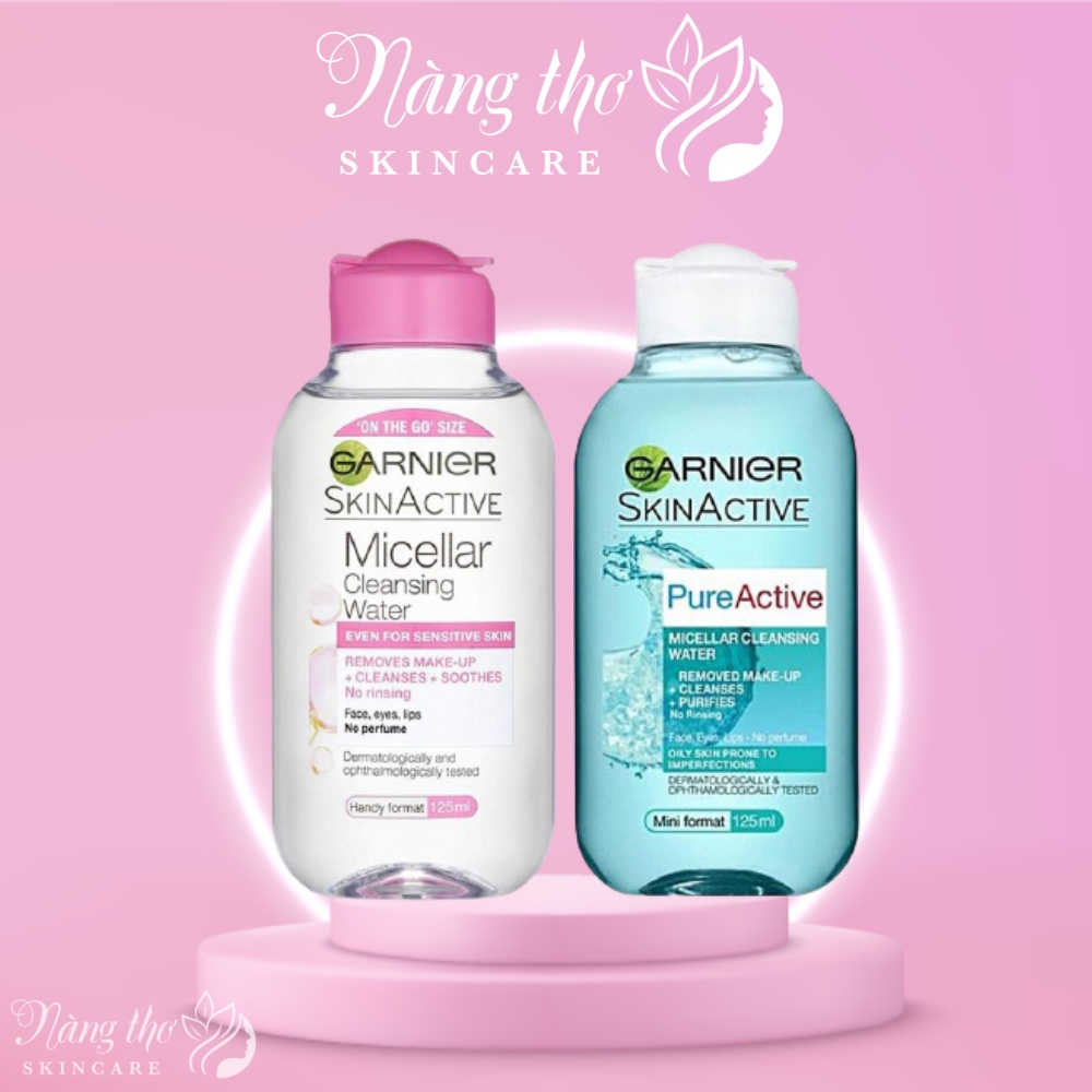 Nước tẩy trang Garnier Skin Active Solution Micellaire Tout en 1 125ml