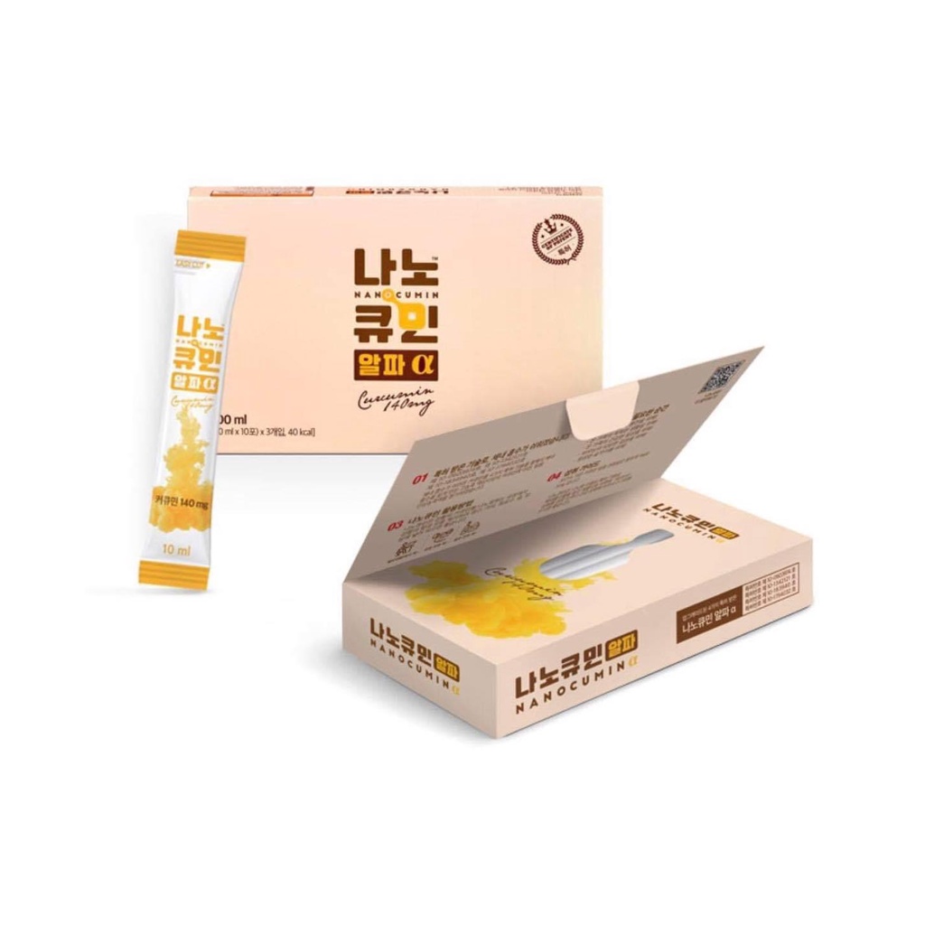 Tinh Nghệ Nano Curcumin nội địa Hàn Gon NanoCumin 3ml x 32 tép