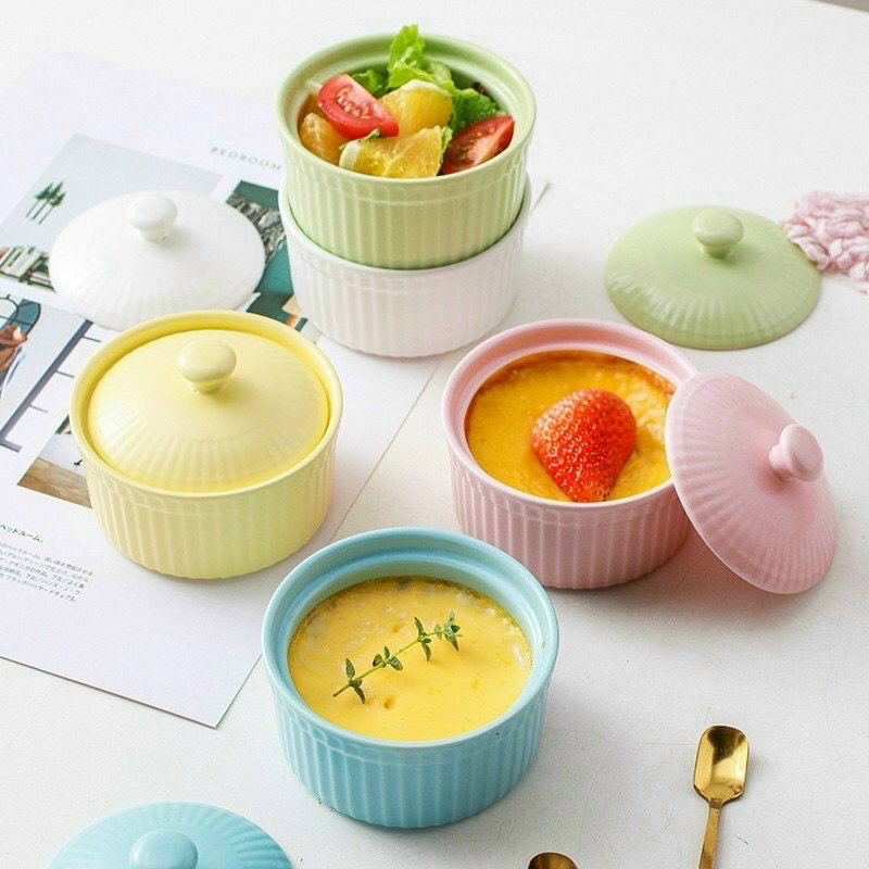 Bát Ramenkin có nắp - Bát sứ ăn dặm