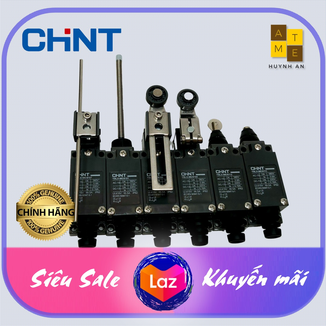Công tắc hành trình đủ loại, có sẵn 1NO+1NC,YBLX-ME, Hãng Chint ( Hàng xuất khẩu EU)
