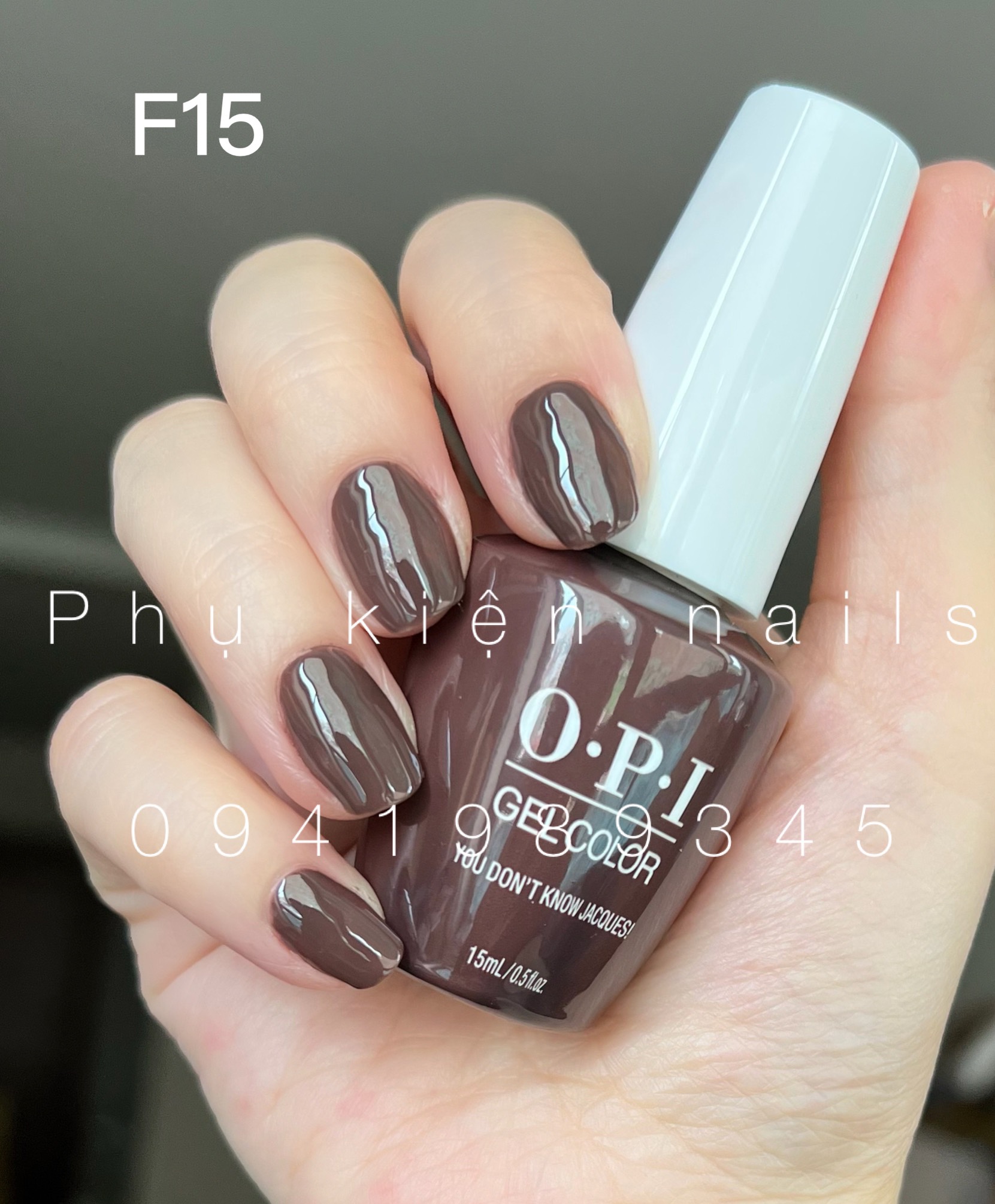 Sơn Móng Tay -Sơn Gel Hơ Máy Opi (GCF15)