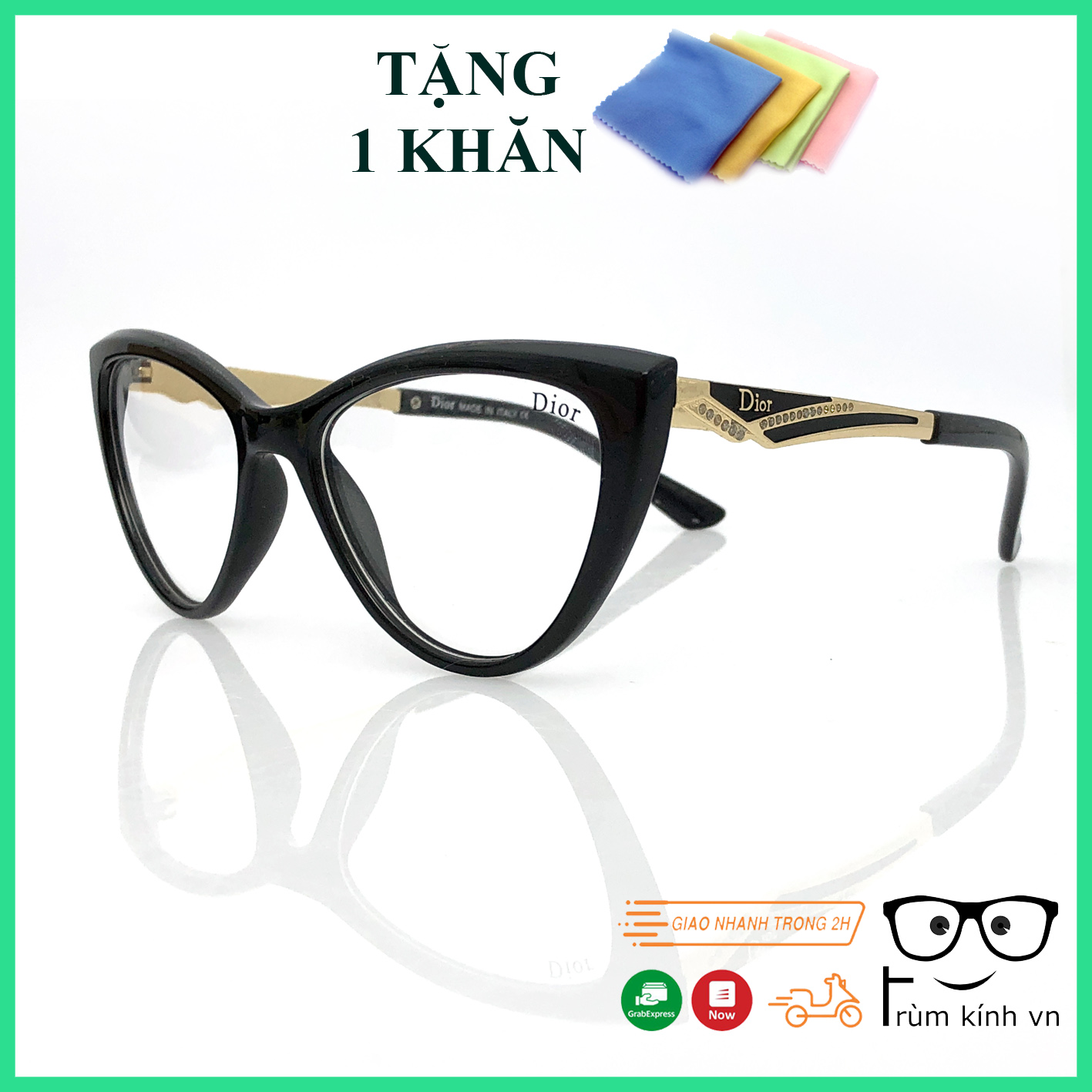 Gọng kính cận trẻ trung - sang trong hottren 2021