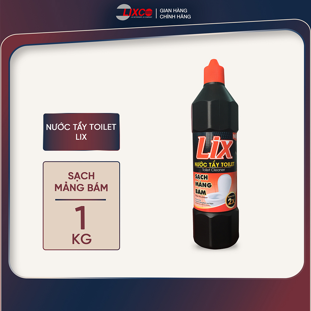 Nước tẩy vệ sinh Toilet LIX đậm đặc 2x 1kg sạch mảng bám NTD01