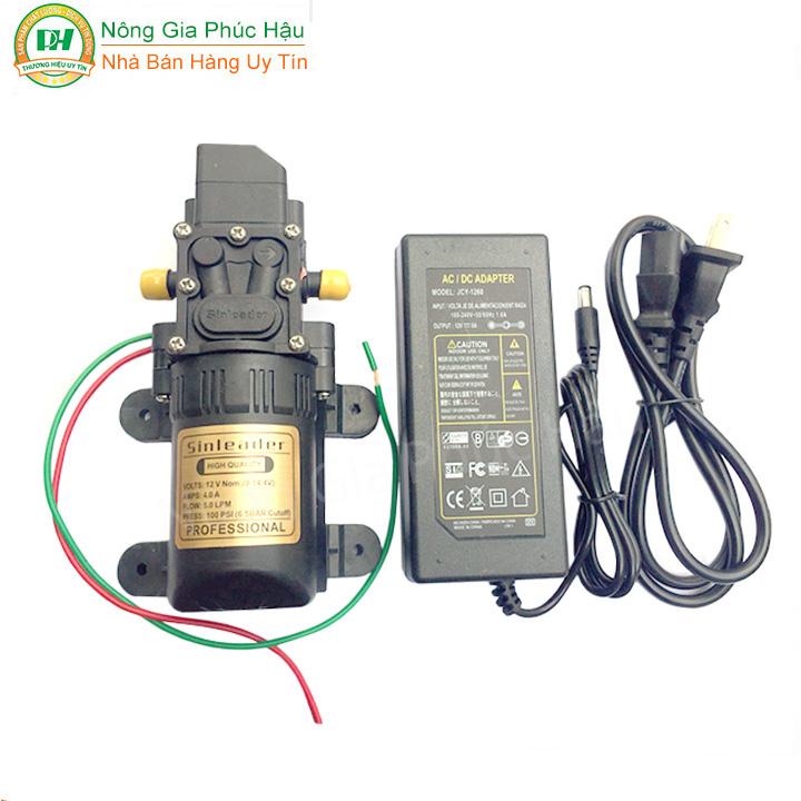 Máy bơm sinleader 12v + adapter 12v 6a