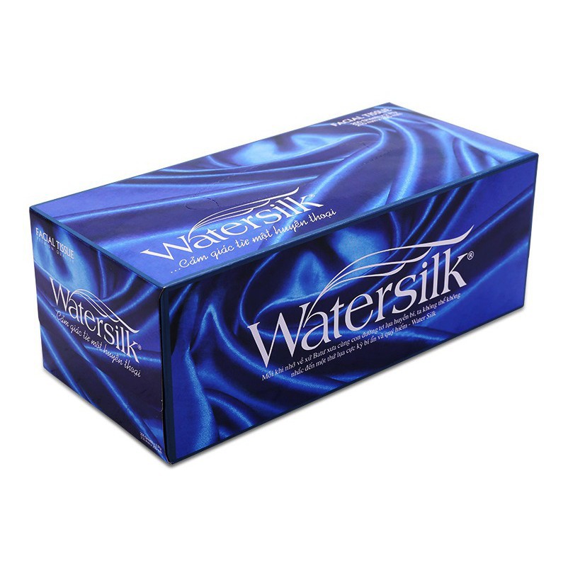 Khăn giấy ăn rút watersilk hộp 150 tờ x 2 lớp