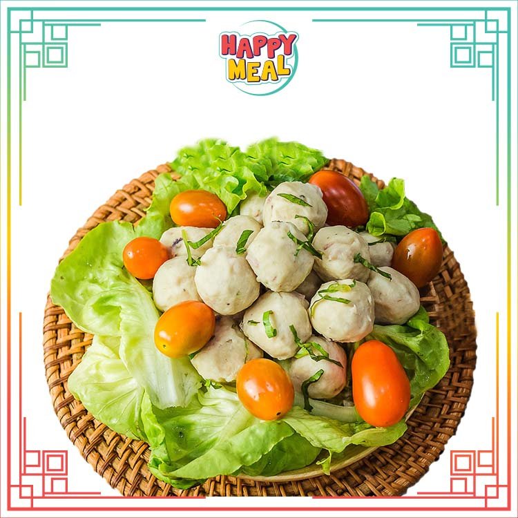 Chả mực viên Happy Meal - La Colline thực phẩm tươi ngon, đóng gói tiện lợi, dùng chiên, nướng, lẩu