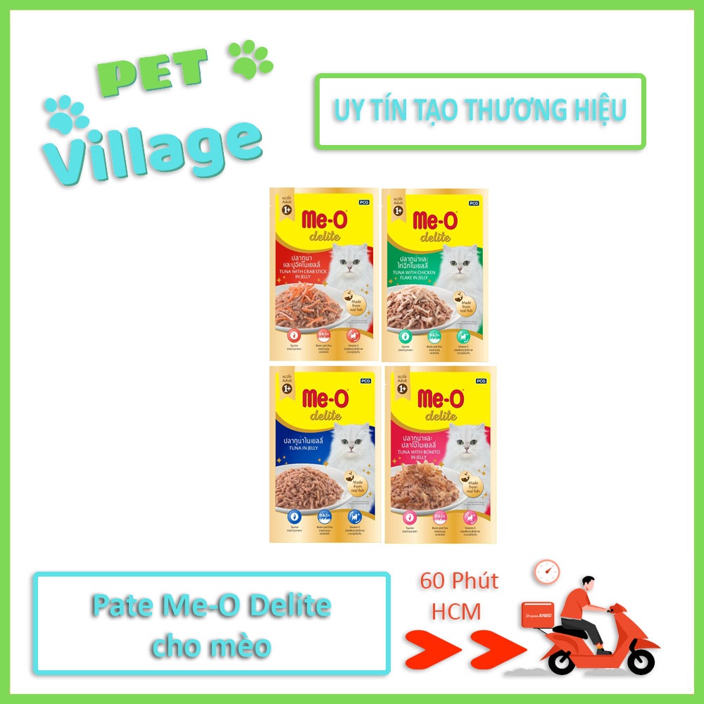 Thức ăn ướt me-o delite